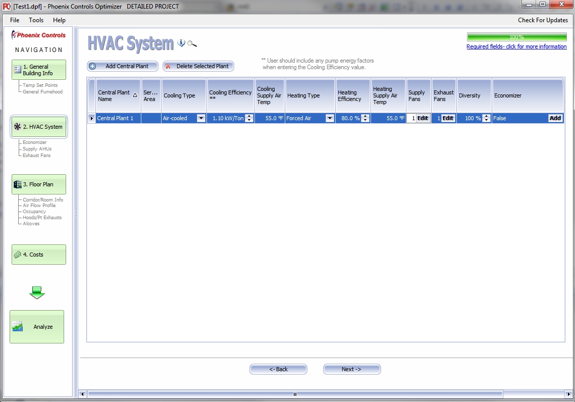 HVAC Selection and Energy Modeling Software