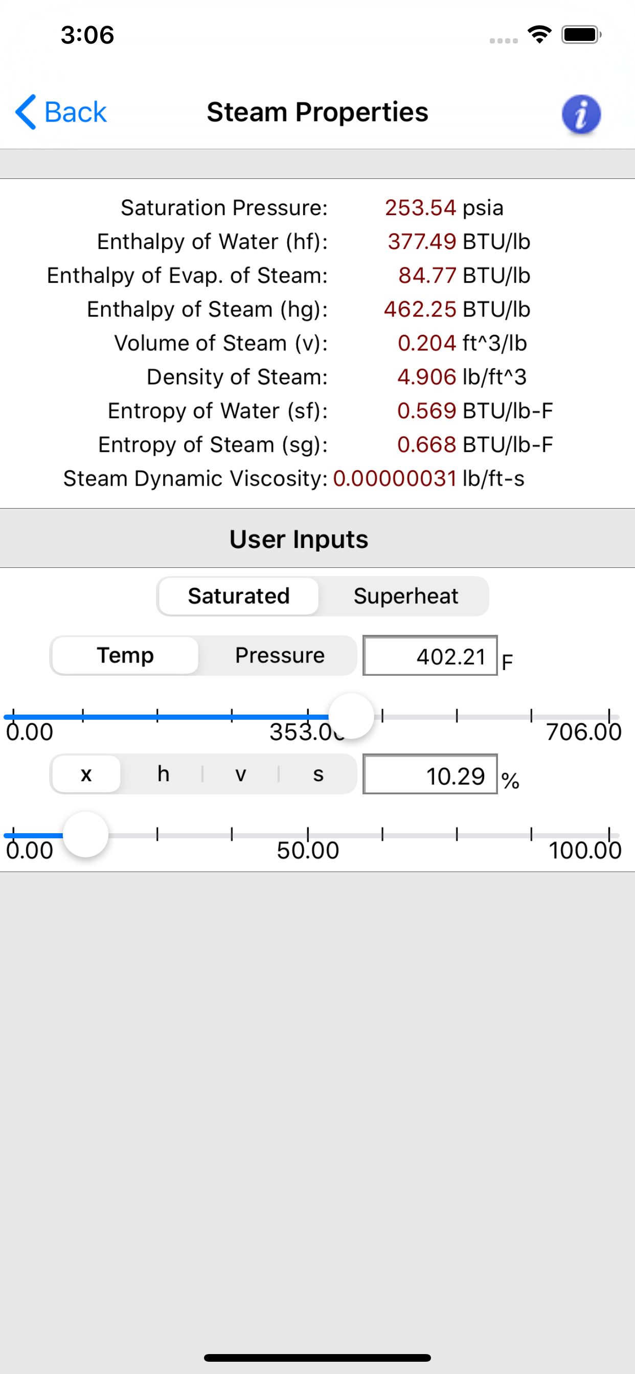 HVAC Pipe Sizer Steam App