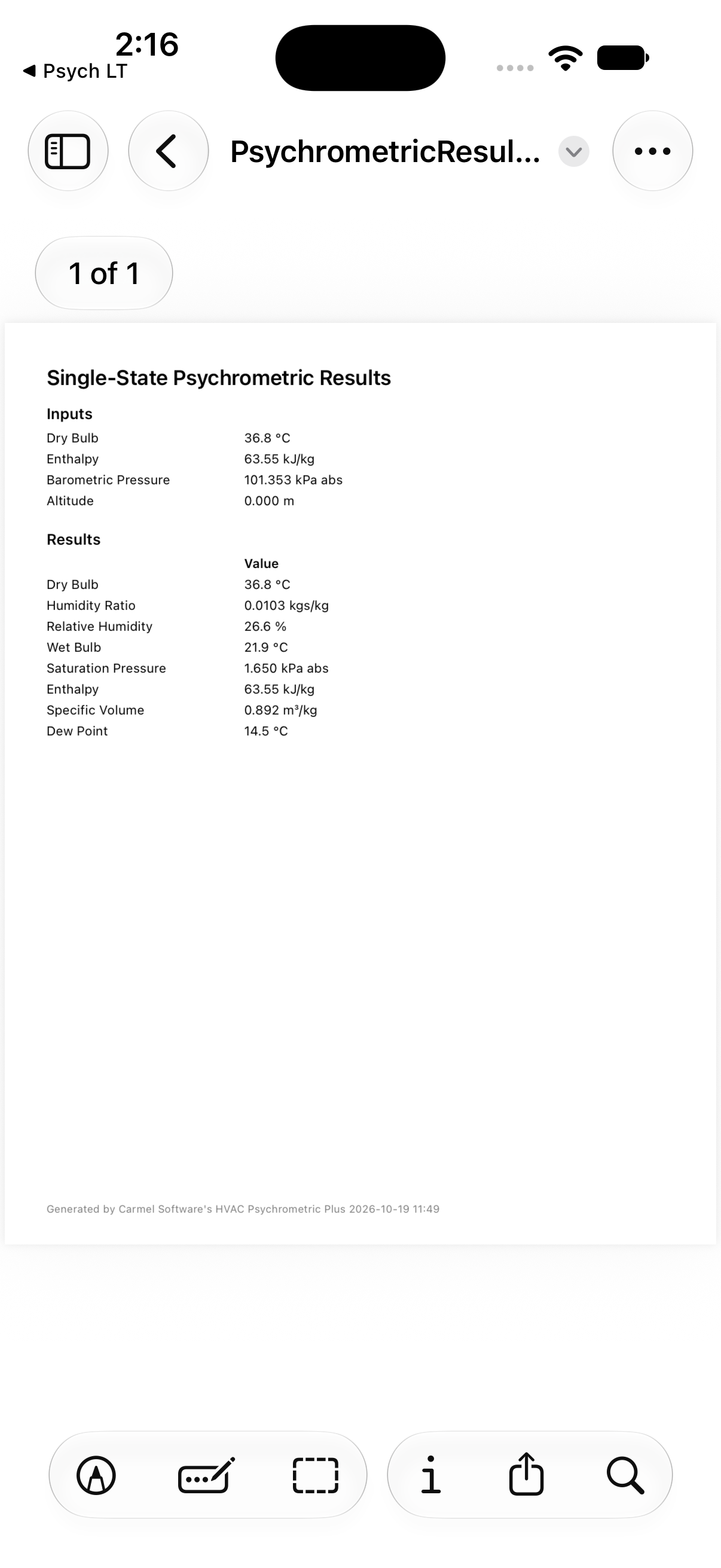 Psychrometric Plus App