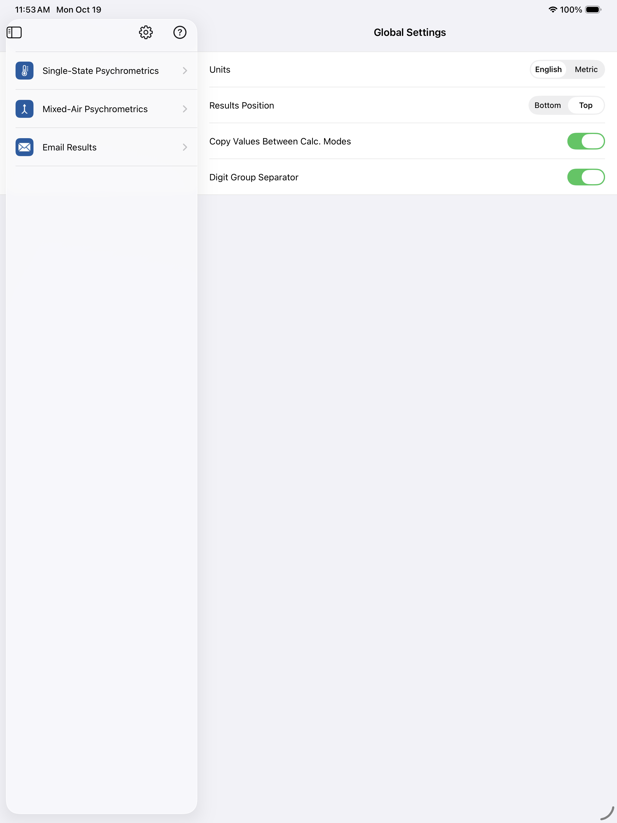 Psychrometric Plus App